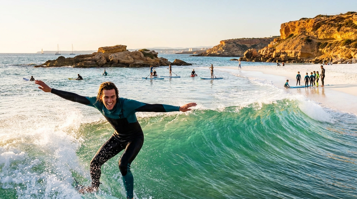 Surf en Playa La Mata, Torrevieja